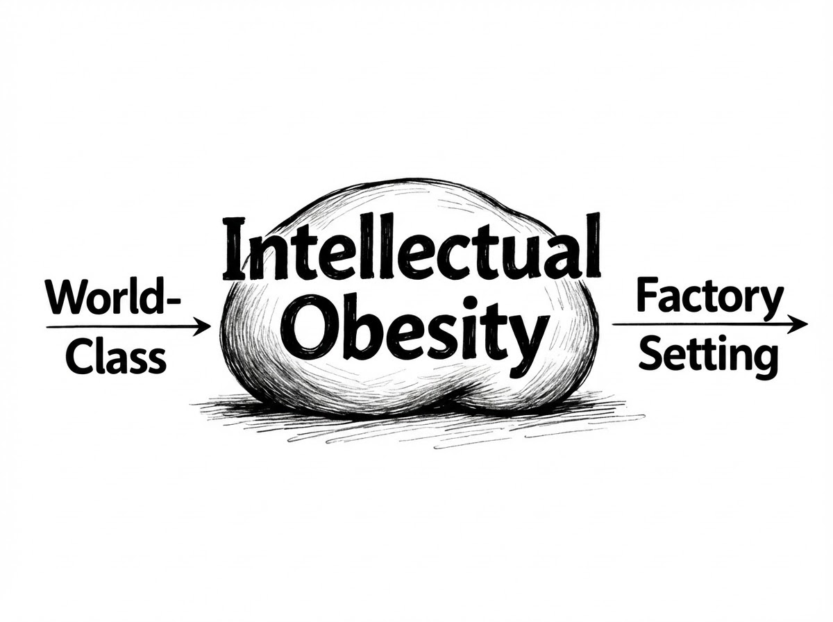 Intellectual Obesity: Why you can't change (Code fixes it).